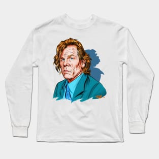 Nick Nolte - An illustration by Paul Cemmick Long Sleeve T-Shirt